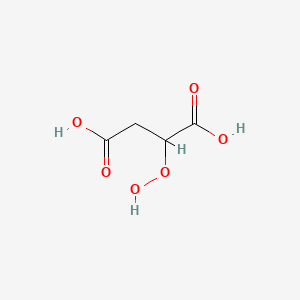 molecular formula C4H6O6 B15427008 2-Hydroperoxybutanedioic acid CAS No. 94587-97-0
