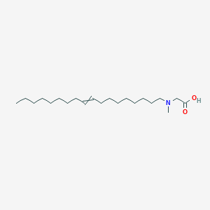 molecular formula C21H41NO2 B15427025 Glycine, N-methyl-N-9-octadecenyl- CAS No. 95008-03-0
