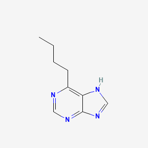 molecular formula C9H12N4 B15427045 6-butyl-7H-purine CAS No. 96287-85-3