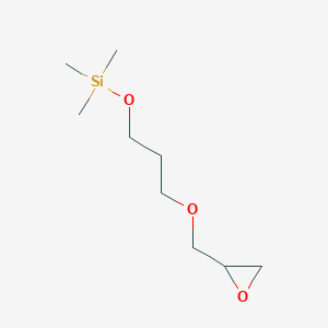 molecular formula C9H20O3Si B15427050 Trimethyl{3-[(oxiran-2-yl)methoxy]propoxy}silane CAS No. 92660-70-3