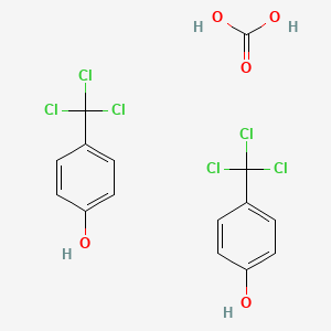 molecular formula C15H12Cl6O5 B15427106 Carbonic acid;4-(trichloromethyl)phenol CAS No. 90315-90-5