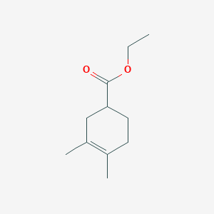 molecular formula C11H18O2 B15427172 Ethyl 3,4-dimethylcyclohex-3-ene-1-carboxylate CAS No. 91965-39-8