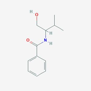 molecular formula C12H17NO2 B15427383 Benzamide, N-[1-(hydroxymethyl)-2-methylpropyl]- CAS No. 92265-07-1