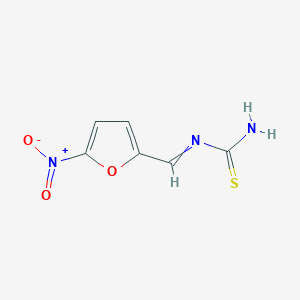 molecular formula C6H5N3O3S B15427435 N-[(5-Nitrofuran-2-yl)methylidene]thiourea CAS No. 93198-57-3