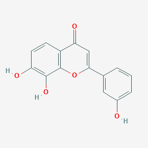 molecular formula C15H10O5 B154275 7,8,3'-Trihydroxyflavone CAS No. 137502-84-2