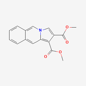 molecular formula C16H13NO4 B15427570 Dimethyl pyrrolo[1,2-b]isoquinoline-1,2-dicarboxylate CAS No. 90456-02-3