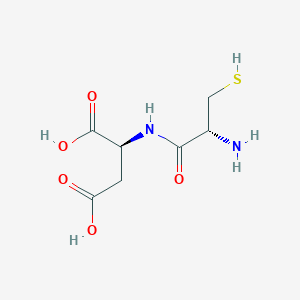 molecular formula C7H12N2O5S B15427588 L-Cysteinyl-L-aspartic acid CAS No. 90427-86-4