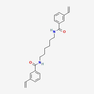 molecular formula C24H28N2O2 B15427678 N,N'-(Hexane-1,6-diyl)bis(3-ethenylbenzamide) CAS No. 92511-06-3
