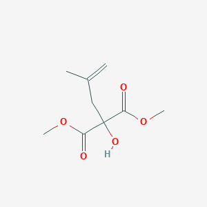molecular formula C9H14O5 B15427680 Dimethyl hydroxy(2-methylprop-2-en-1-yl)propanedioate CAS No. 90161-05-0