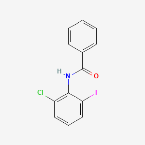 molecular formula C13H9ClINO B15427754 N-(2-Chloro-6-iodophenyl)benzamide CAS No. 90493-89-3