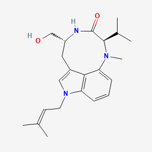 molecular formula C22H31N3O2 B15427817 N-Prenyl-racemic-indolactam-VS CAS No. 96304-69-7