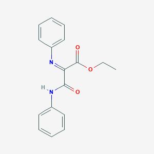 molecular formula C17H16N2O3 B15427874 Ethyl (2Z)-3-anilino-3-oxo-2-(phenylimino)propanoate CAS No. 93847-24-6