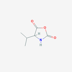 molecular formula C6H9NO3 B154280 4-Isopropyloxazolidine-2,5-dione CAS No. 1676-85-3