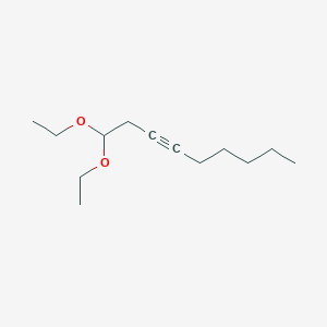 molecular formula C13H24O2 B15428049 1,1-Diethoxynon-3-yne CAS No. 90290-02-1