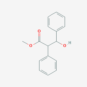 molecular formula C16H16O3 B15428090 Methyl 3-hydroxy-2,3-diphenylpropanoate CAS No. 93434-58-3