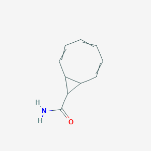 molecular formula C10H11NO B15428141 Bicyclo[6.1.0]nona-2,4,6-triene-9-carboxamide CAS No. 92075-89-3