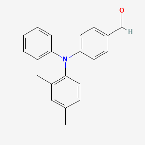 molecular formula C21H19NO B15428234 Benzaldehyde, 4-[(2,4-dimethylphenyl)phenylamino]- CAS No. 94788-29-1