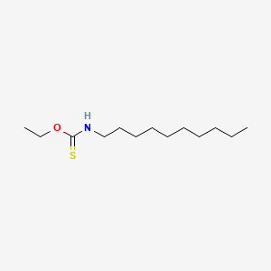 molecular formula C13H27NOS B15428305 O-ethyl (decylamino)methanethioate CAS No. 92412-32-3