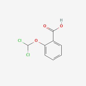 molecular formula C8H6Cl2O3 B15428421 2-(Dichloromethoxy)benzoic acid CAS No. 92366-33-1