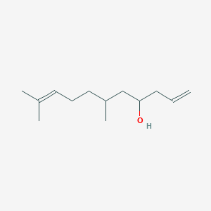 molecular formula C13H24O B15428469 6,10-Dimethyl-undeca-1,9-dien-4-ol CAS No. 90660-54-1