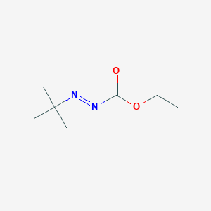 molecular formula C7H14N2O2 B15428512 ethyl N-tert-butyliminocarbamate CAS No. 90270-99-8