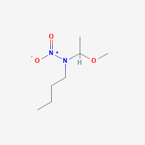 molecular formula C7H16N2O3 B15428546 N-Butyl-N-(1-methoxyethyl)nitramide CAS No. 92667-25-9