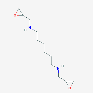 molecular formula C12H24N2O2 B15428552 N~1~,N~6~-Bis[(oxiran-2-yl)methyl]hexane-1,6-diamine CAS No. 93398-73-3