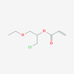 molecular formula C8H13ClO3 B15428591 1-Chloro-3-ethoxypropan-2-YL prop-2-enoate CAS No. 91442-61-4
