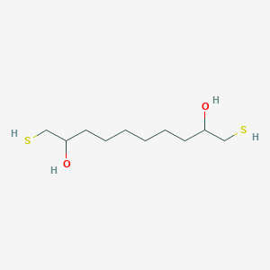 molecular formula C10H22O2S2 B15428824 1,10-Bis(sulfanyl)decane-2,9-diol CAS No. 93522-34-0