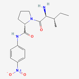 molecular formula C17H24N4O4 B15428832 L-Isoleucyl-N-(4-nitrophenyl)-L-prolinamide CAS No. 90145-77-0
