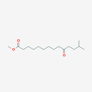 molecular formula C16H30O3 B15428837 Methyl 13-methyl-10-oxotetradecanoate CAS No. 95799-79-4