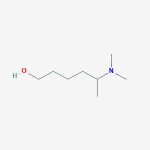 molecular formula C8H19NO B15428873 5-(Dimethylamino)hexan-1-ol CAS No. 90225-61-9