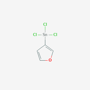 molecular formula C4H3Cl3OSn B15429086 Trichloro(furan-3-yl)stannane CAS No. 94014-08-1