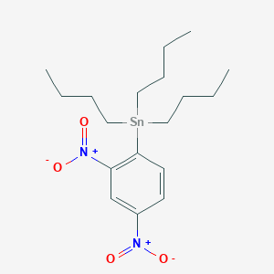 molecular formula C18H30N2O4Sn B15429124 Stannane, tributyl(2,4-dinitrophenyl)- CAS No. 91734-77-9