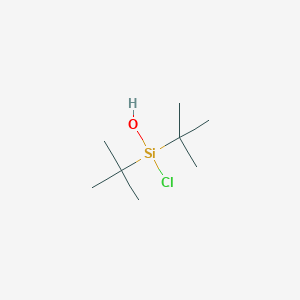 molecular formula C8H19ClOSi B15429139 Di-tert-butyl(chloro)silanol CAS No. 93502-90-0