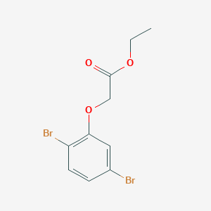 molecular formula C10H10Br2O3 B15429250 Ethyl (2,5-dibromophenoxy)acetate CAS No. 90798-56-4