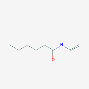 molecular formula C9H17NO B15429331 N-Ethenyl-N-methylhexanamide CAS No. 91598-37-7