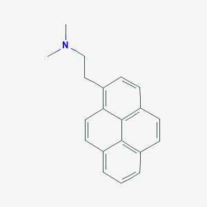 molecular formula C20H19N B15429533 N,N-Dimethyl-2-(pyren-1-yl)ethan-1-amine CAS No. 92977-93-0