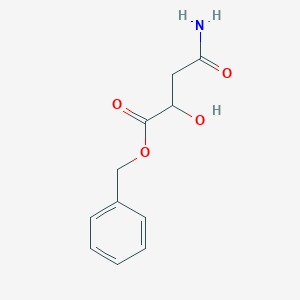molecular formula C11H13NO4 B15429538 Benzyl 4-amino-2-hydroxy-4-oxobutanoate CAS No. 90284-32-5