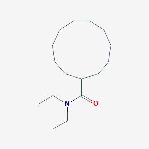 molecular formula C16H31NO B15429548 N,N-Diethylcycloundecanecarboxamide CAS No. 91424-64-5