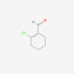 molecular formula C7H9ClO B154298 2-Chlorocyclohex-1-enecarbaldehyde CAS No. 1680-73-5
