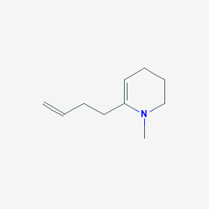 molecular formula C10H17N B15429846 6-(But-3-en-1-yl)-1-methyl-1,2,3,4-tetrahydropyridine CAS No. 89862-89-5