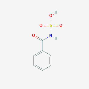 molecular formula C7H7NO4S B15429901 Benzoylsulfamic acid CAS No. 89782-96-7