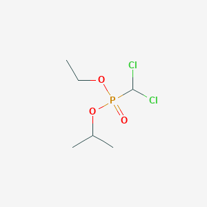 molecular formula C6H13Cl2O3P B15429957 Ethyl propan-2-yl (dichloromethyl)phosphonate CAS No. 91891-54-2