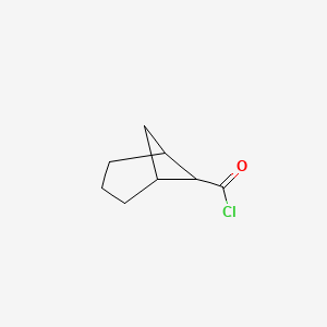 molecular formula C8H11ClO B15429980 Bicyclo[3.1.1]heptane-6-carbonyl chloride CAS No. 90003-12-6