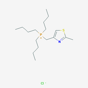 Tri-N-butyl[(2-methyl-1,3-thiazol-4-yl)methyl]phosphonium Chloride