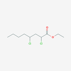 molecular formula C10H18Cl2O2 B15430085 Ethyl 2,4-dichlorooctanoate CAS No. 90284-97-2