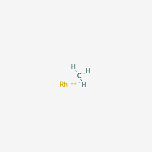 molecular formula CH3Rh+ B15430105 Carbanide;rhodium(2+) CAS No. 90624-39-8