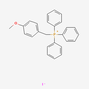 molecular formula C26H24IOP B15430134 Phosphonium, [(4-methoxyphenyl)methyl]triphenyl-, iodide CAS No. 90807-72-0