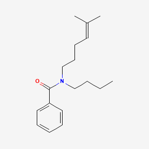 molecular formula C18H27NO B15430256 N-Butyl-N-(5-methylhex-4-en-1-yl)benzamide CAS No. 89378-32-5